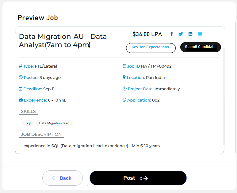 Post Your Job